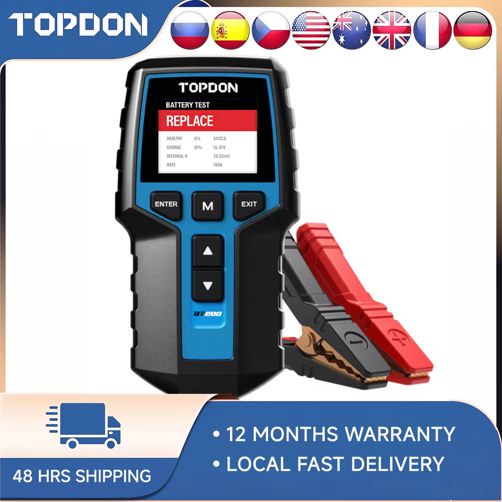 Topdon Tc001 Thermal Camera - جهاز اختبار بطارية السيارة TOPDON BT200،