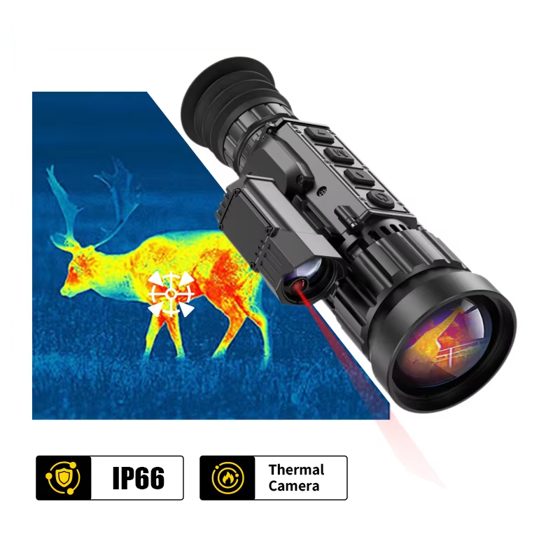 Thermal Scope Night Vision Monocular - منظار حراري 384×288 بدقة 35 ملم،