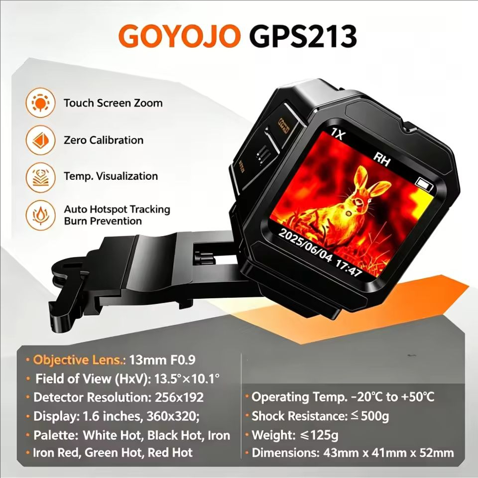 كاميرا حرارية صغيرة تعمل باللم - مراجعة Thermal Imaging Camera 256X192 وسعره