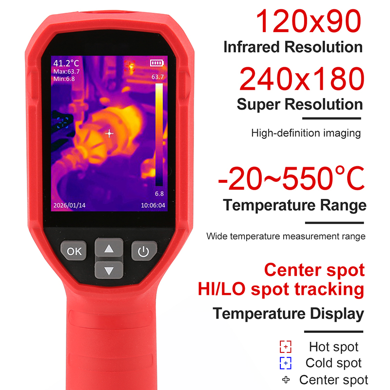 كاميرا التصوير الحراري UNI-T U - مراجعة Nf 521 Thermal Imaging Camera وسعره