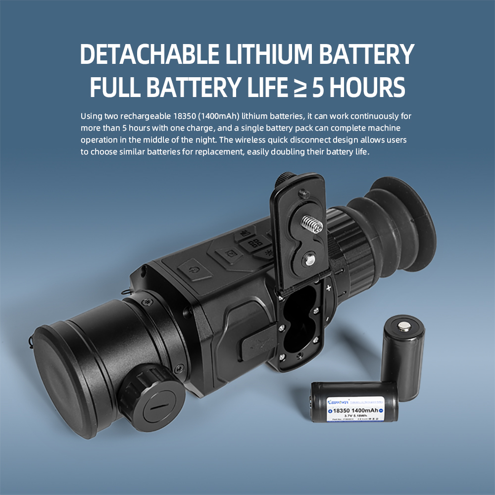 كاميرا حرارية عالية الدقة جديد - مراجعة Thermal Scope Night Vision Monocular وسعره