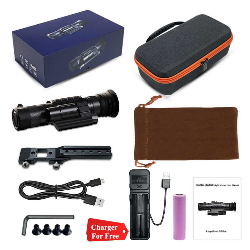 نطاق رؤية ليلية حراري للصيد مع - مراجعة Thermal Scope Night Vision Monocular وسعره