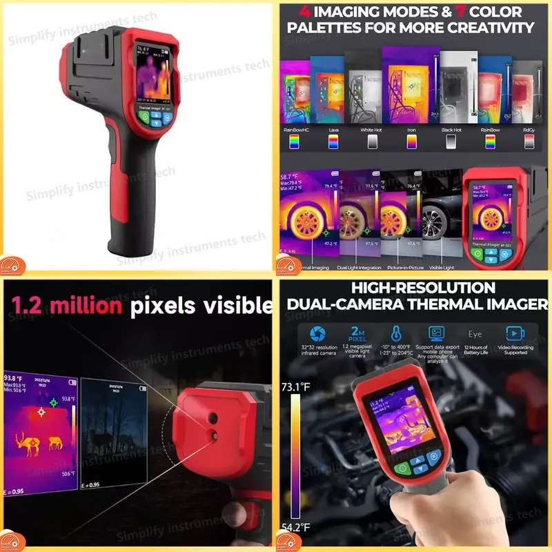 كاميرا حرارية صناعية محمولة NF - مراجعة Nf 521 Thermal Imaging Camera وسعره